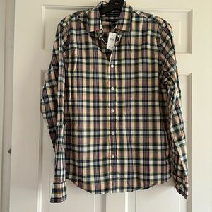 BR plaid men’s button up